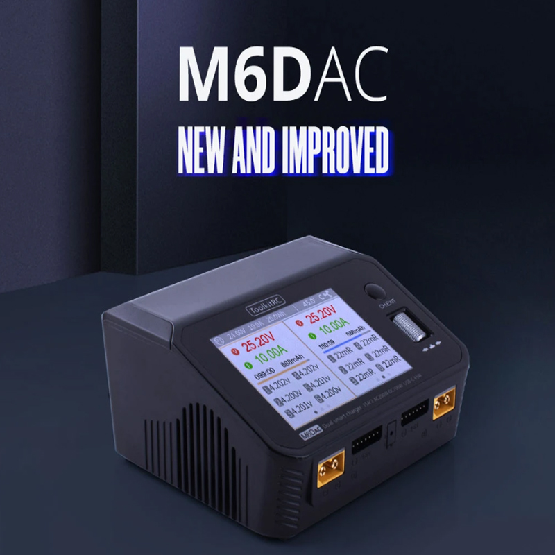 ToolkitRC M6DAC Dual Channel S - đánh giá và giá Toolkitrc M6Dac Smart Charger